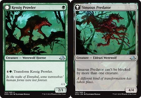 Kessig Prowler | Sinuous Predator 163/205 - Eldritch Moon Singles