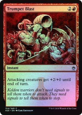 Trumpet Blast 154/249 - Foil Masters 25 Foil Singles