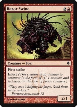 Razor Swine New Phyrexia Singles
