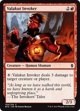 Valakut Invoker 159/274 Battle for Zendikar Singles