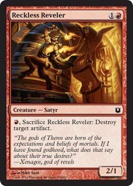 Reckless Reveler 106/165 - Born of the Gods Singles