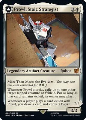 SJ Prowl, Stoic Strategist // Prowl, Pursuit Vehicle Transformers English Non-foil