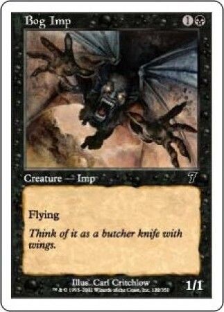 Bog Imp 122/350 - MTG 7th Edition Singles