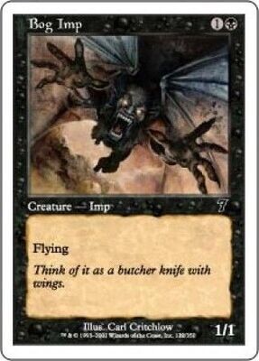 Bog Imp 122/350 - MTG 7th Edition Singles