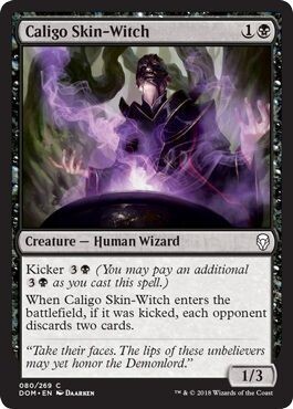 Caligo Skin-Witch 080/269
Dominaria Singles