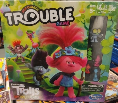 Pop o a Matic Trouble Game Trolls Juego de Mesa Nuevo Sellado