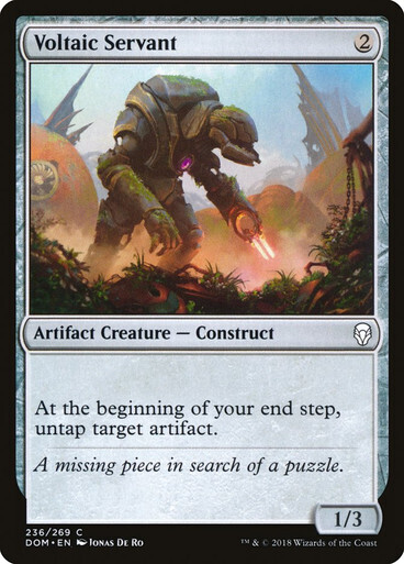 Voltaic Servant
Dominaria
English
Non-foil