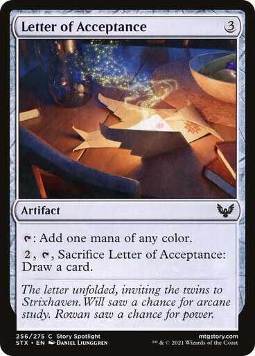Letter of Acceptance 256/275 - Strixhaven: School of Mages