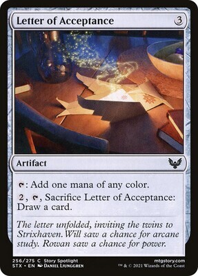 Letter of Acceptance 256/275 - Strixhaven: School of Mages