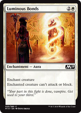 Luminous Bonds 025/280 -  Magic 2019 (M19) Singles (Español)