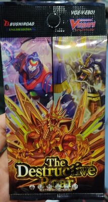 Cardfight Vanguard The Destructive Roar Booster Pack
