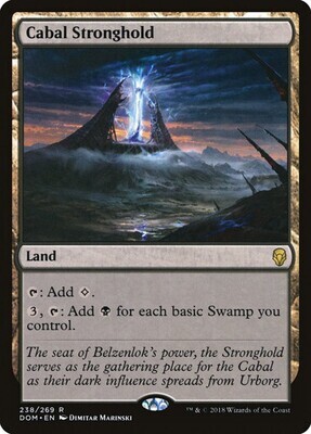 SJ Cabal Stronghold Dominaria English Non-foil