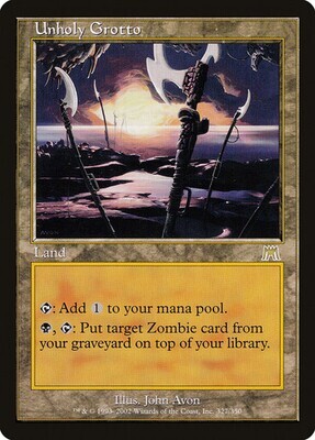 Unholy Grotto
Onslaught
English
Non-foil