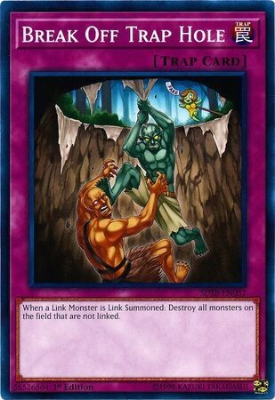 Break Off Trap Hole - SDSB-EN037 - Common 1st Edition Structure Deck: Soulburner Singles