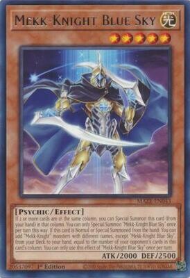Mekk-Knight Blue Sky - MAZE-EN043 - Rare 1st Edition Maze of Memories 1st Edition Singles