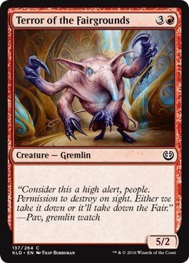 Terror of the Fairgrounds 137/264 -  Kaladesh Singles