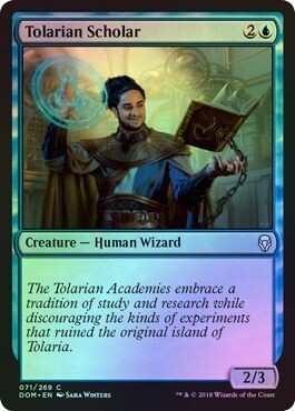 Tolarian Scholar 071/269 - Foil Dominaria Foil Singles (Español)
