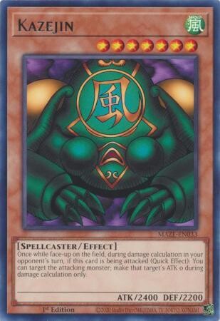 Kazejin - MAZE-EN033 - Rare 1st Edition Maze of Memories 1st Edition Singles
