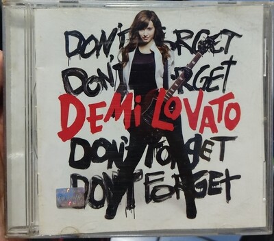 BA Demi Lovato Don&#39;t Forget CD Musica Original Usado Completo