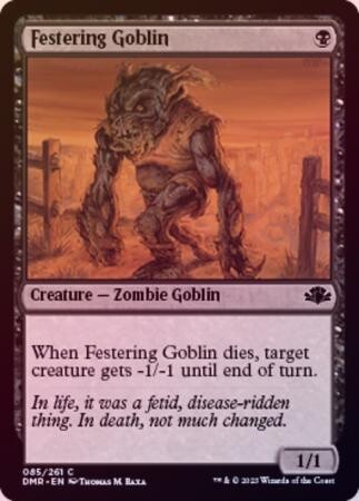 Festering Goblin 085/261 - Foil Dominaria Remastered Foil Singles