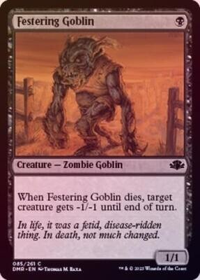 Festering Goblin 085/261 - Foil Dominaria Remastered Foil Singles