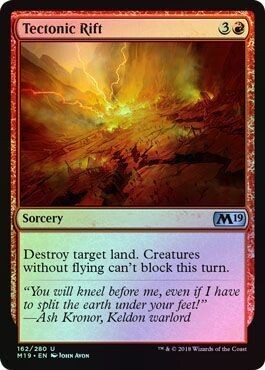 Tectonic Rift 162/280 - Foil Magic 2019 (M19) Foil Singles
