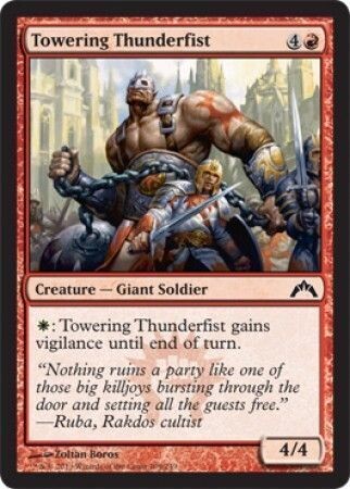 Towering Thunderfist 109/249 Gatecrash Singles