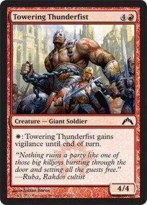 Towering Thunderfist 109/249 Gatecrash Singles