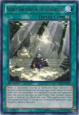 Secret Sanctuary of the Spellcasters - SHSP-EN095 - Rare 1st Edition Shadow Specters 1st Edition Singles