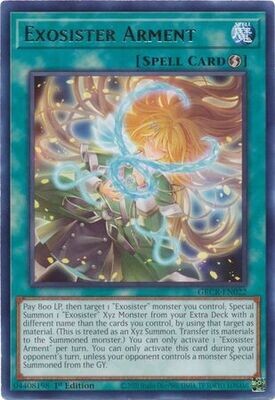 Exosister Arment - GRCR-EN022 - Rare 1st Edition The Grand Creators 1st Edition Singles