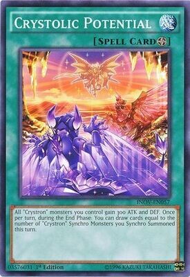 Crystolic Potential - INOV-EN057 - Common 1st Edition Invasion Vengeance 1st Edition Singles