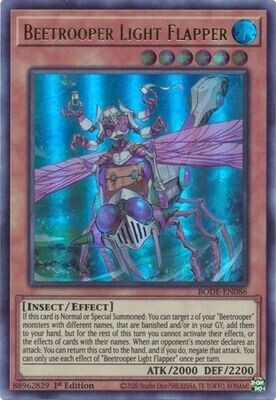 Beetrooper Light Flapper - BODE-EN086 - Ultra Rare 1st Edition Burst of Destiny 1st Edition Singles