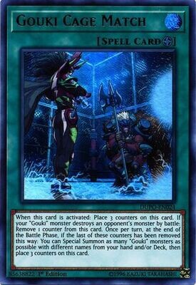 Gouki Cage Match - DUPO-EN024 - Ultra Rare 1st Edition Duel Power 1st Edition Singles