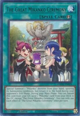 The Great Mikanko Ceremony - AMDE-EN029 - Rare 1st Edition Amazing Defenders 1st Edition Singles