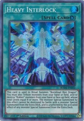 Heavy Interlock - BODE-EN052 - Super Rare 1st Edition
Burst of Destiny 1st Edition Singles *Espanol*