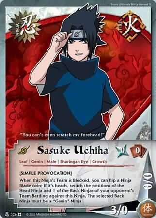 Sasuke Uchiha - 326 - Common
Naruto: The Chosen