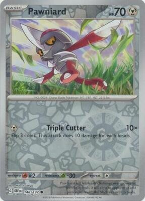 MY01 Pawniard - 148/197 - Common Reverse Holo
Obsidian Flames Reverse Holo Singles