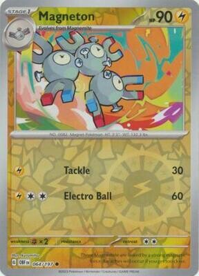 MY01 Magneton - 064/197 - Common Reverse Holo
Obsidian Flames Reverse Holo Singles