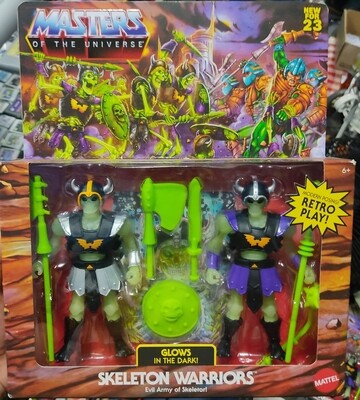 NELA Skeleton Warriors Masters of the Universe He Man Glows in the Dark