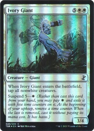 Ivory Giant 020/289 - Foil
Time Spiral Remastered Foil Singles