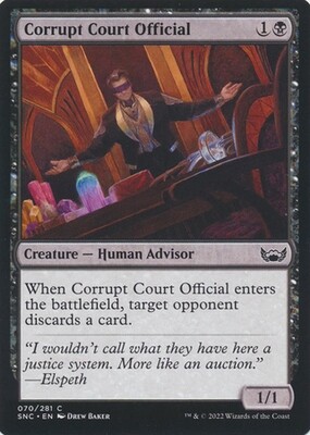 Corrupt Court Official 070/281 - Streets of New Capenna Singles
