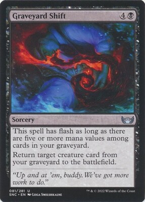 Graveyard Shift 081/281 - Streets of New Capenna Singles  (Español)