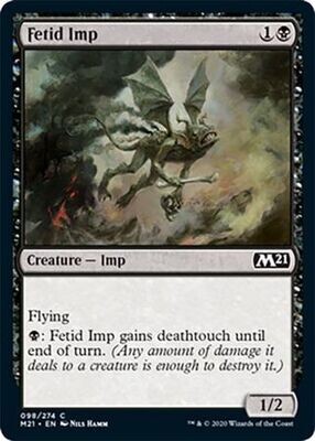 Fetid Imp 098/274 - Magic 2021 (M21) Singles