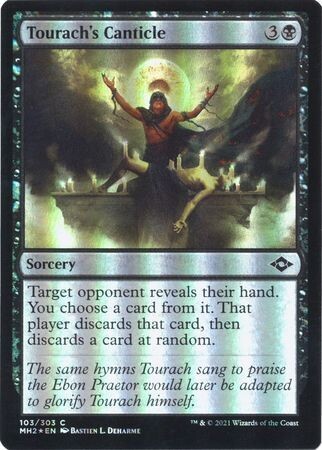 Tourach&#39;s Canticle 103/303 - Foil Modern Horizons 2 Foil Singles