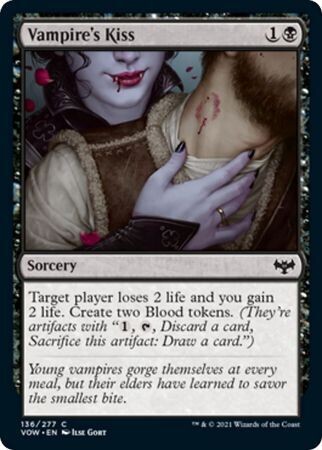 Vampire&#39;s Kiss 136/277 - Innistrad: Crimson Vow Singles (Español)
