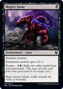 Mogis&#39;s Favor 107/254 Theros: Beyond Death Singles  (Español)