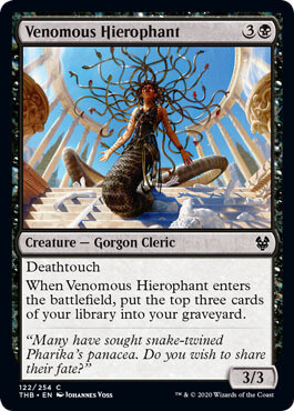 Venomous Hierophant 122/254 Theros: Beyond Death Singles (Español)
