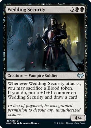 Wedding Security 138/277 - Innistrad: Crimson Vow Singles   (Español)