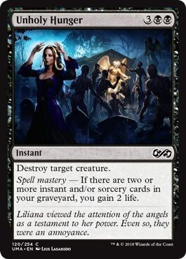 Unholy Hunger 120/254 Ultimate Masters Singles
