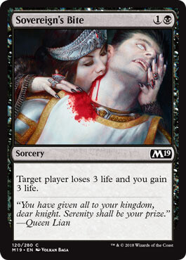 Sovereign&#39;s Bite 120/280 - Magic 2019 (M19) Singles